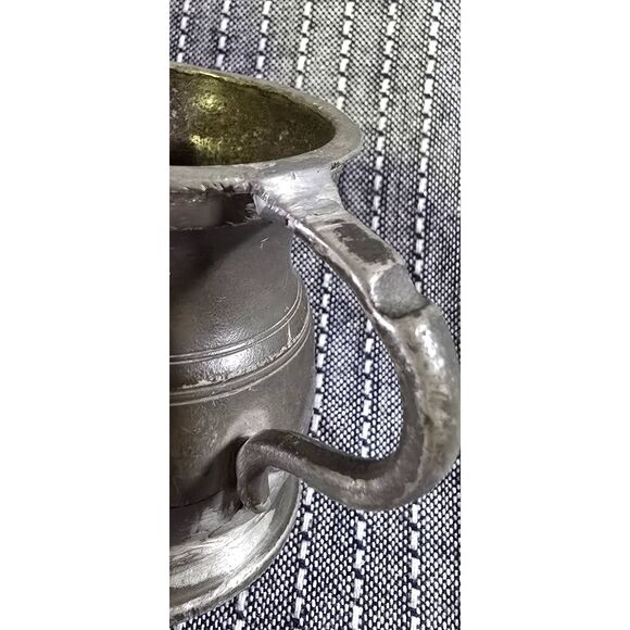 Two Gaskell & Chambers Birmingham Pewter Tankard - Picture 5 of 11